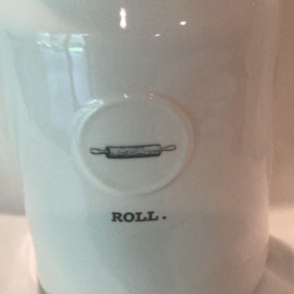 Rae Dunn ROLL. Canister - Picture 2 of 5